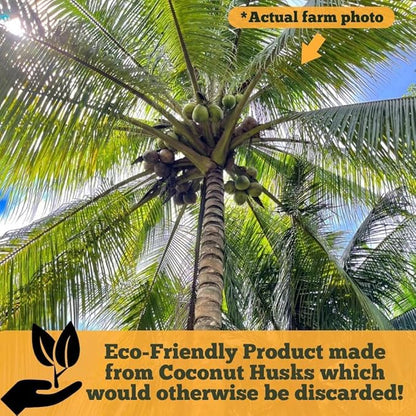 Happy Trees Coco Coir and Perlite Growing Medium, Potting Mix, Seed-Starting, Premium Quality Triple-Washed for Low Salt/EC, pH Balanced Loose Coconut Fiber, Peat-Free, 9 Quarts (10L)