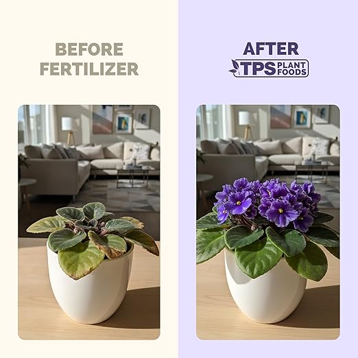 African Violet Fertilizer – Liquid African Violet Plant Food for Indoor Plants, 1 Gallon