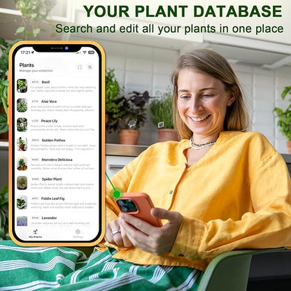 QR Plant Labels, Scan-to-Record Plant Care Tracker & Garden Journal, 304 Stainless Steel Outdoor Waterproof Tags Markers for Seeds and Herbs, Gift for Gardeners, 20 pcs