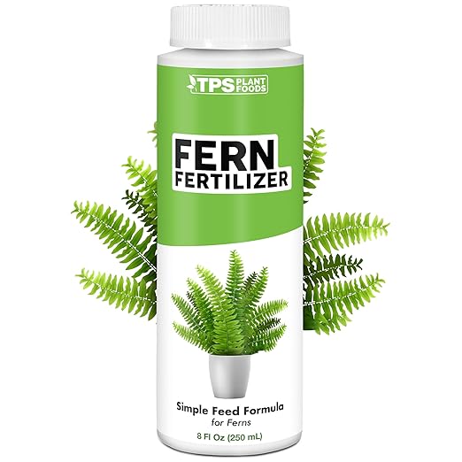 Fern Fertilizer for All Ferns and Mosses, Liquid Plant Food 8 oz (250mL)