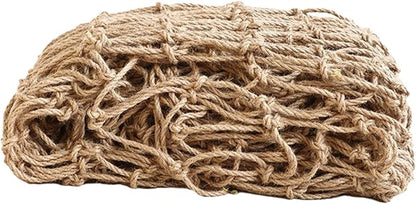 Plant Support Netting Jute Twine Trellis Outdoor Grow Party Indoor/Outdoor Ceiling Decor 3mm Mesh for Climb Plant Vegetables Vine Veggie, 2Mx5M