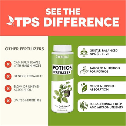 TPS NUTRIENTS Pothos Fertilizer for All Pothos Plants and Vines, Liquid Plant Food, 32 oz (1 Quart)