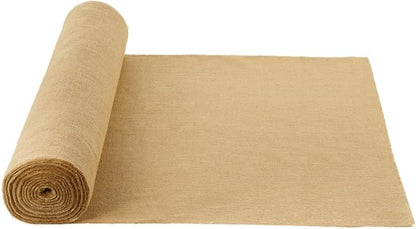 VEVOR Burlap Fabric Roll, 40” x 75 ft High Density Natural Jute Fiber Material for Outdoor Plant Care, Tree Wrap Roll, Decor, DIY Crafts, Wedding, Garden Weed Barrier, Plants & Trees Winter Covering