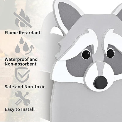 Raccoon Planter, Cute Animal Shape Flower Planters, Plant Pots for Indoor/Outdoor Garden Decor, Unique Gifts/Souvenirs for Pet Lovers