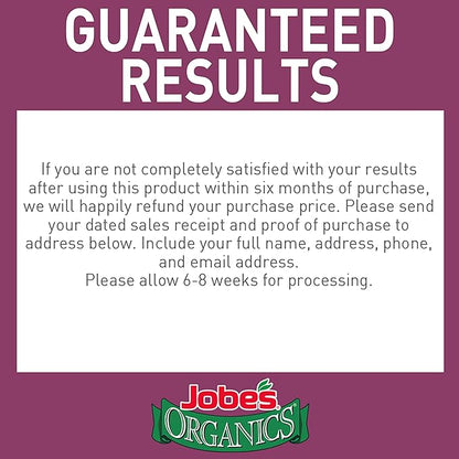 Jobe's Organics Granular Rose Fertilizer, Organic Plant Fertilizer for Rose, Hydrangea, Hibiscus, Azalea, and Other Flowering Shrubs, 16 lbs Bag