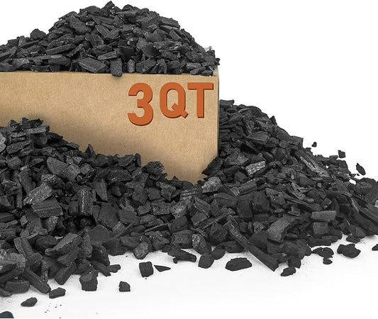 3 Quarts Horticultural Charcoal for Plants-Plant Charcoal Soil Amendment for Potting Indoor Plants, Succulent, Paphiopedilum, Bonsai, Terrarium,and Gardening