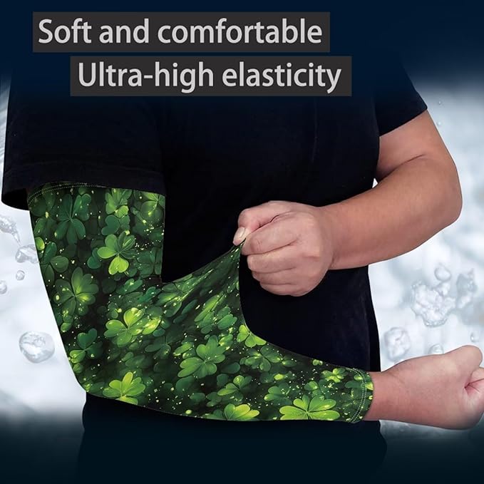 Binienty Unisex Arm Sleeves for Driving, Golf, Cycling, Sports, UV Protector Cooling Arm Sleeves Cover