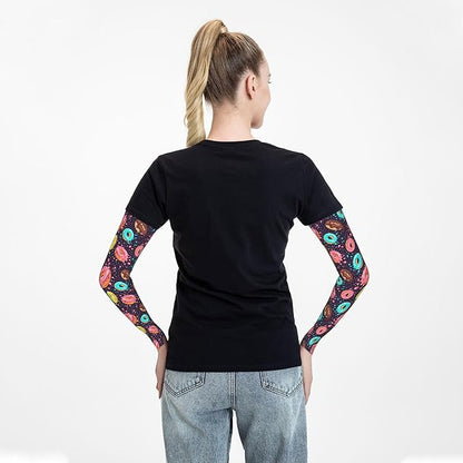 Arm Sleeves Outdoor Garden Sports Cooling Sun Sleeve for Women Men Farm