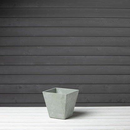 ArtStone 35106 Ella Square Planter, 10-Inch, Mint