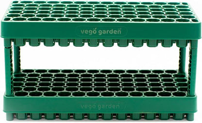 Vego garden 2 Set 76 Cells Seed Starter 10" x 20" Tray Stackable Seedling Starting Germination Trays for Plants Planting Vegetables Herbs Flowers,