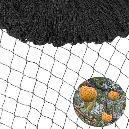 50 x 50 FT Bird Netting for Garden Woven Mesh Garden Netting for Plants, Vegetable, Fruit Trees, Blueberry Bushes, Strawberries Against Birds, Deer, Squirrels and Other Animals