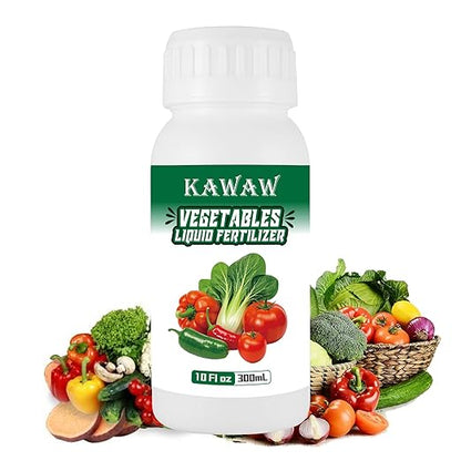 10oz Organic Vegetable Probiotic Fertilizer – Natural Microbial Plant Nutrient Solution for All Vegetables, Promotes Green Leaves, Strong Roots & Healthy Growth
