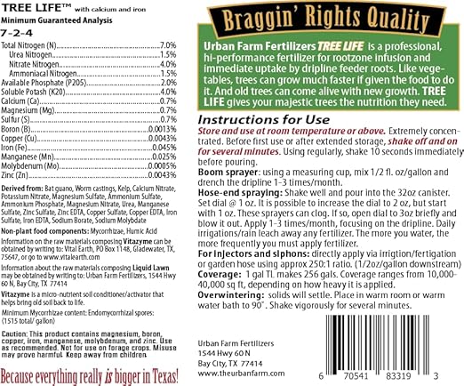 Tree Life Liquid Tree Fertilizer, 7-2-4