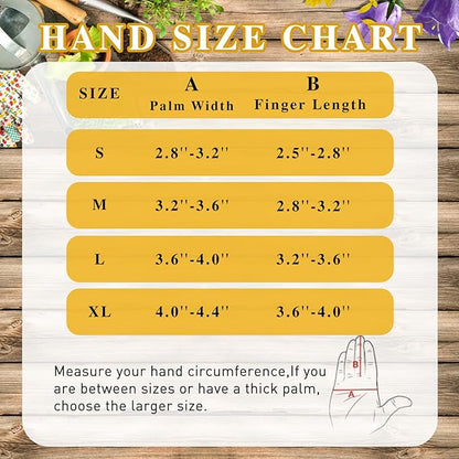 HANDLANDY Long Gardening Gloves for Men & Women, Cowhide Leather Rose Pruning Gloves, Breathable Thorn Proof Gauntlet Glove (Dark Grey-Black, XL)