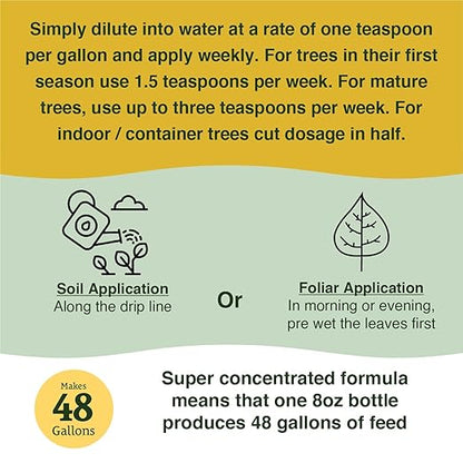 Farmer's Secret Palm Tree Booster Fertilizer - Super Concentrated 4-15-12 Formula - Formulated for All Types of Palm Trees at All Life Stages - Outdoor and Indoor/Container Trees (8oz)