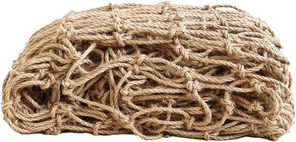 Plant Support Netting Jute Twine Trellis Outdoor Grow Party Indoor/Outdoor Ceiling Decor 3mm Mesh for Climb Plant Vegetables Vine Veggie, 1Mx5M