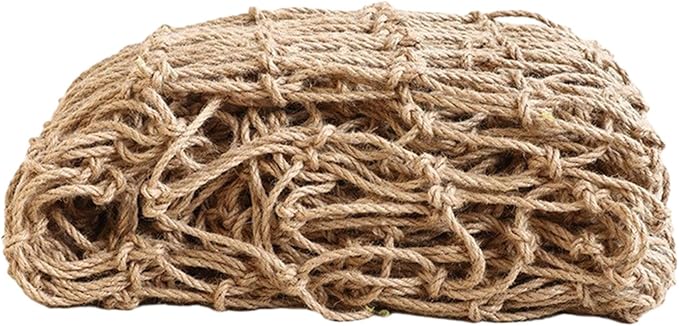 Plant Support Netting Jute Twine Trellis Outdoor Grow Party Indoor/Outdoor Ceiling Decor 3mm Mesh for Climb Plant Vegetables Vine Veggie, 2Mx5M