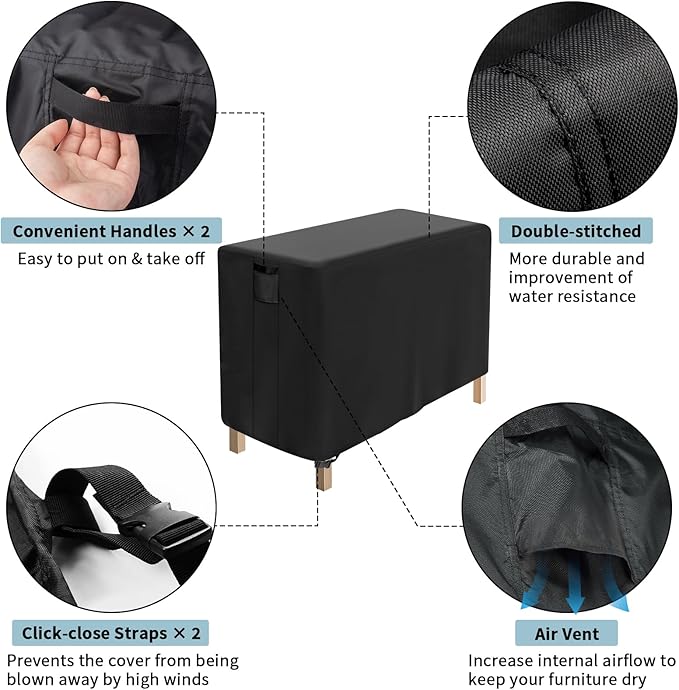 Outdoor Raised Garden Bed Cover for Winter (Only Cover),Waterproof Raised Planter Boxes Stand Covers - 72 x 23 x 30 inch