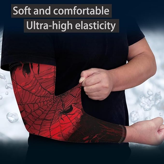 Binienty Unisex Arm Sleeves for Driving, Golf, Cycling, Sports, UV Protector Cooling Arm Sleeves Cover
