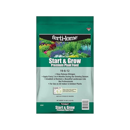 Fertilome (13747) Start & Grow Premium Plant Food 19-6-12 (10 lbs.)