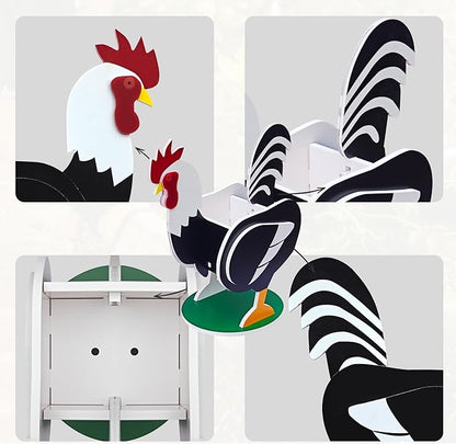 Rooster Planter, Cute Animal Shape Flower Planters, Plant Pots for Indoor/Outdoor Garden Decor, Unique Gifts/Souvenirs for Pet Lovers