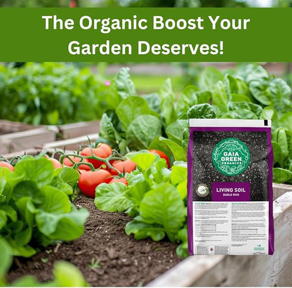 Gaia Green Organics Living Soil, 1.5 cu ft | Premium Organic Potting Mix for Seed Starting, Container Gardening, Houseplants & Raised Beds