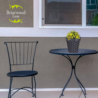 Briarwood Lane Blue Geometric Small Planter