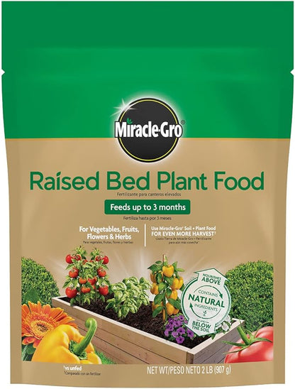 Miracle-Gro Raised Bed Plant Food, 2-Pound