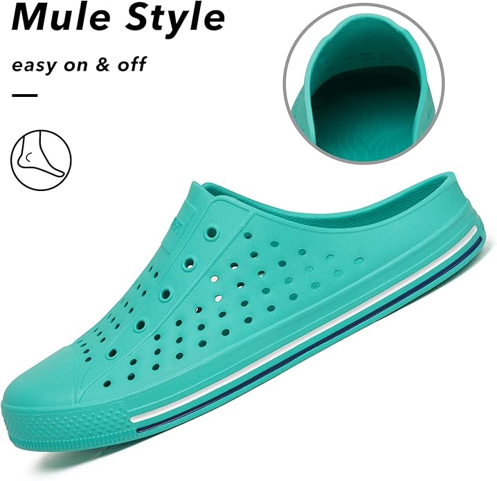 SAGUARO Women's Men's Garden Clogs Shoes Casual Slippers Unisex Quick Drying Sandals Summer Anti-Skid Beach Shoes