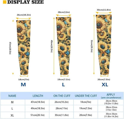 Binienty Unisex Arm Sleeves for Driving, Golf, Cycling, Sports, UV Protector Cooling Arm Sleeves Cover
