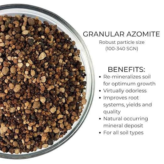 5 Pound Granular Azomite Trace Mineral Fertilizer