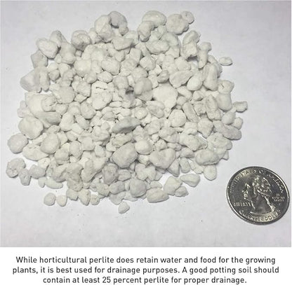 Organic Perlite Planting Soil Additive, White, 4-Cubic Feet