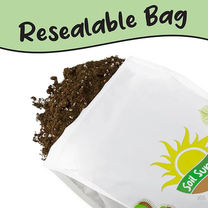 Soil Sunrise Lucky Bamboo Plant Potting Mix (4 Quarts) Custom Soil Mix for Repotting
