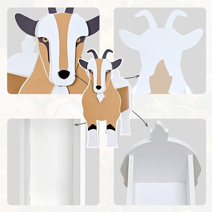Antelope Planter, Cute Animal Shape Flower Planters, Plant Pots for Indoor/Outdoor Garden Decor, Unique Gifts/Souvenirs for Pet Lovers
