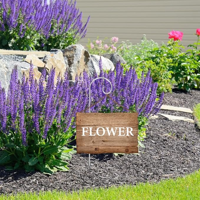 20pcs Plant Tag Pole Floral Sticks for Arrangements Short Shepherds Hooks for Outdoor Floral Card Holder Lantern Hooks Outdoor Shepherds Hook for Bird Feeder Silver Iron