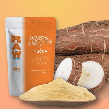 RAW Yucca Flow Water-Soluble Soil Amendment, 2oz – Promotes Water and Nutrient Absorption in Soil