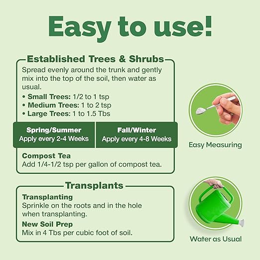 TPS NUTRIENTS Root Stimulator for Trees, Great for Transplanting and Established Tree Roots, Soil Probiotics Including Mycorrhizae, Bacteria and Trichoderma (16 Ounces)