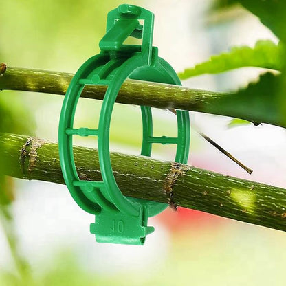 400PCS Plant Support Clips, Tomato Clips, Plastic Garden Clips, Vine Clips for Tomato Cucumber Flower Squash Vine, 1.2” Inner Diameter, Prevent Tomatoes from Pinching or Falling Off（Green） ﻿