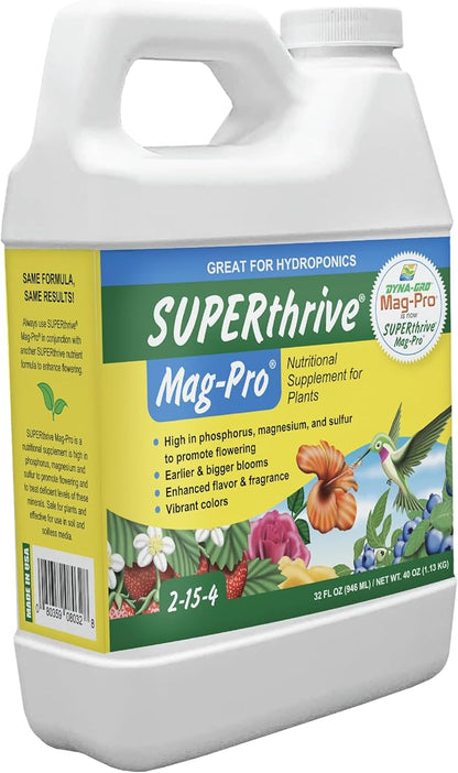 Dyna-Gro DYMAG032 Mag Pro Blossom Booster Supplement, 2-15-4, 1 Quart