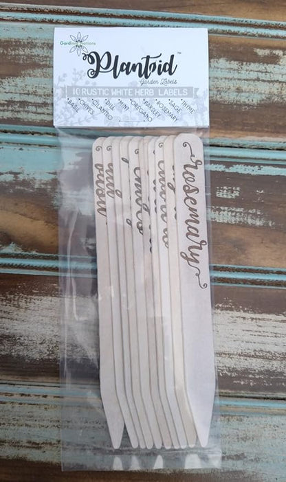Plantid™ Assorted 10-Pack Kitchen Herbs! Farmhouse Decor Outdoor Indoor Herb Garden Stakes, Plant Labels, Plant Tags, Garden Markers, Garden Accessories, Garden Gifts, Holiday Stocking Stuffers