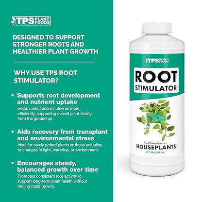 Root Stimulator for Indoor Plants – Liquid Root Booster with Probiotics & Seaweed to Support Healthy Root Growth, 8 oz