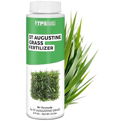 St Augustine Grass Fertilizer, Complete Plant Food for Saint Augustine Grass, Liquid Fertilizer by TPS Plant Foods, 8 oz (250mL)