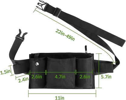 Tool Pouch, Waist Tools Bag Belt, Bottle Holster, Heavy Duty Working Tool Apron for Janitorial, Custodial, Housekeeping, Cleaning (G)