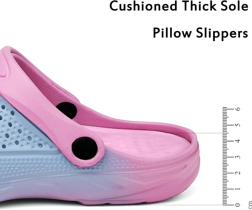 Women Men Orthopedic Clogs Arch Support Garden Shoes Sandals Slippers with Plantar Fasciitis Insoles