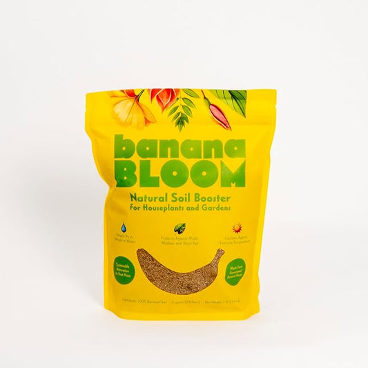 Banana Bloom – Sustainable Banana Fiber | Alternative to Coco Coir & Peat | Perfect for Tropical Houseplants | Better Water Retention for Gardens | 1 lb Bag
