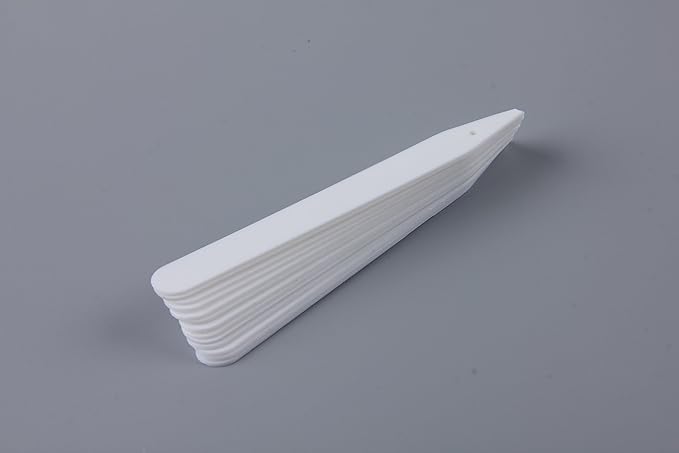Delatanus 200PCS Plant Labels 4.7inch Plant Markers,White