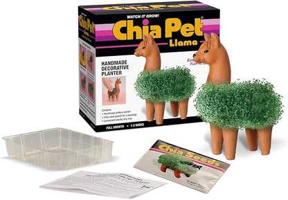 Chia CP439-01 Pet Llama Decorative Pottery Planter, Easy to Do and Fun to Grow
