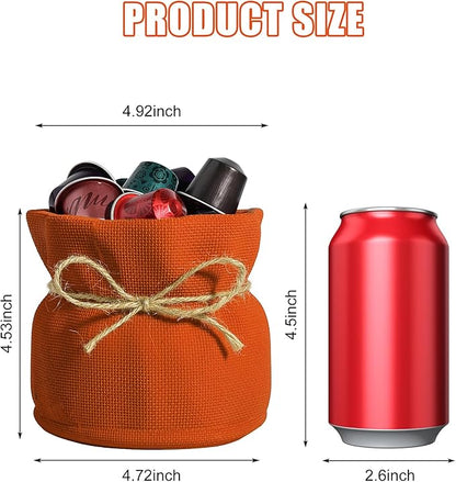 Succulent Pots Flower Pots for Indoor Plants Cute Plant Pots Candy Bowl for Office Key Holder Bowl Farmhouse Table Decor (Orange)