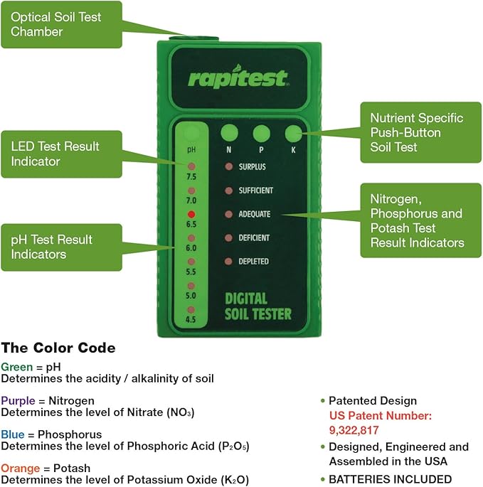 Luster Leaf 1605 Rapitest Digital Soil testing Kit