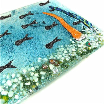 HappyFiller 1.3 LB Crushed Glass Sand Broken Pieces Grey Mix with Glitter for Resin Arts Crafts, Succulent Planter Soil Cover,Vase Fillers,Candle Holder Decor,Terrarium Small Pebbles Stones